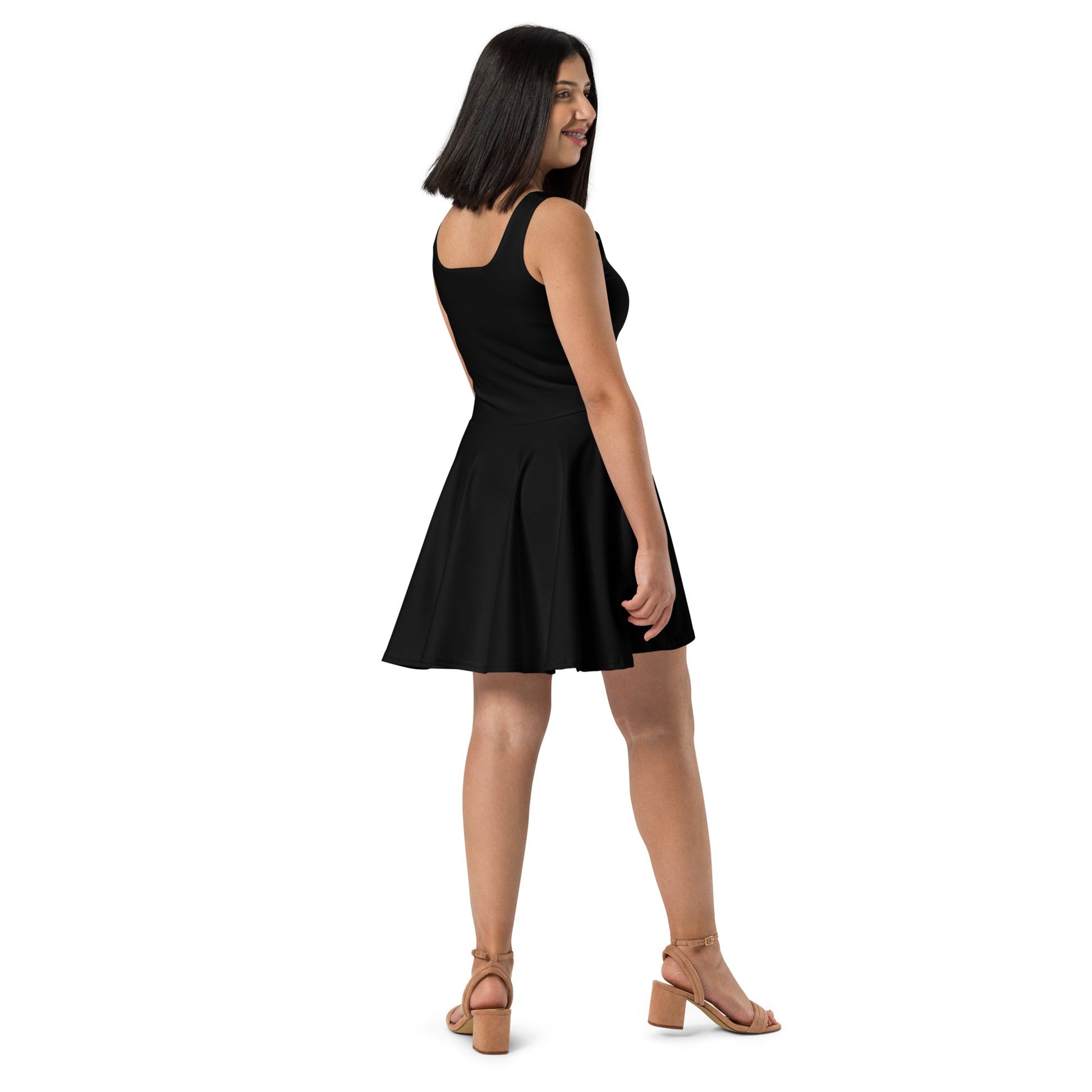 Elegant Black Skater Dress | ccanvas - Dress | Ccanvas