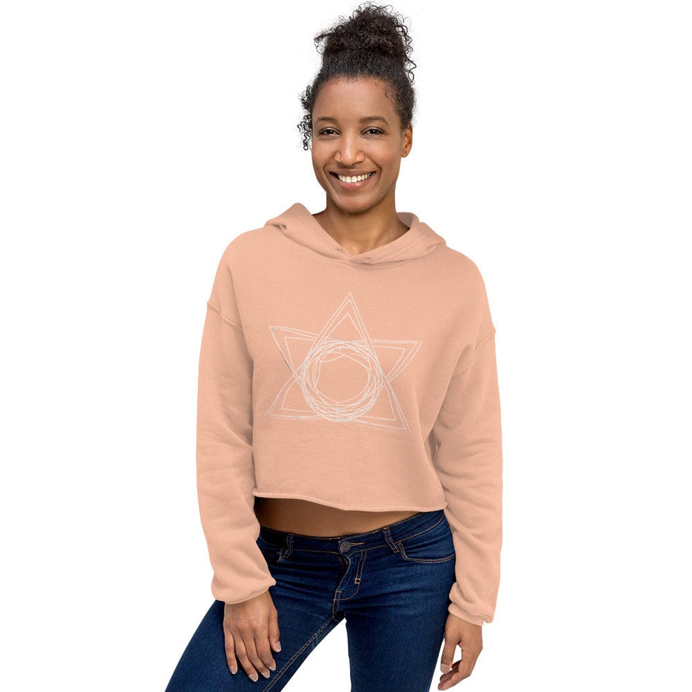 Geometric Star Hexa Cropped Hoodie | ccanvas - Cropped Hoodie | Ccanvas