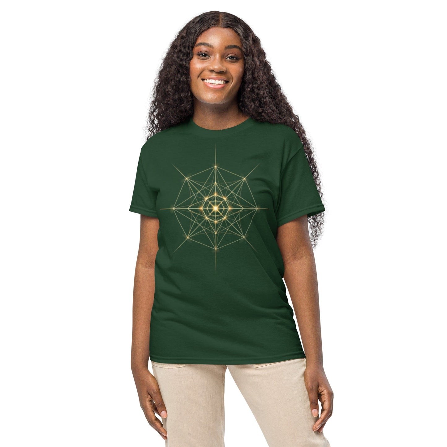 Sacred Geometry T-Shirt – Spiritual Golden Ratio Tee | ccanvas - Unisex Graphic T-Shirt | Ccanvas
