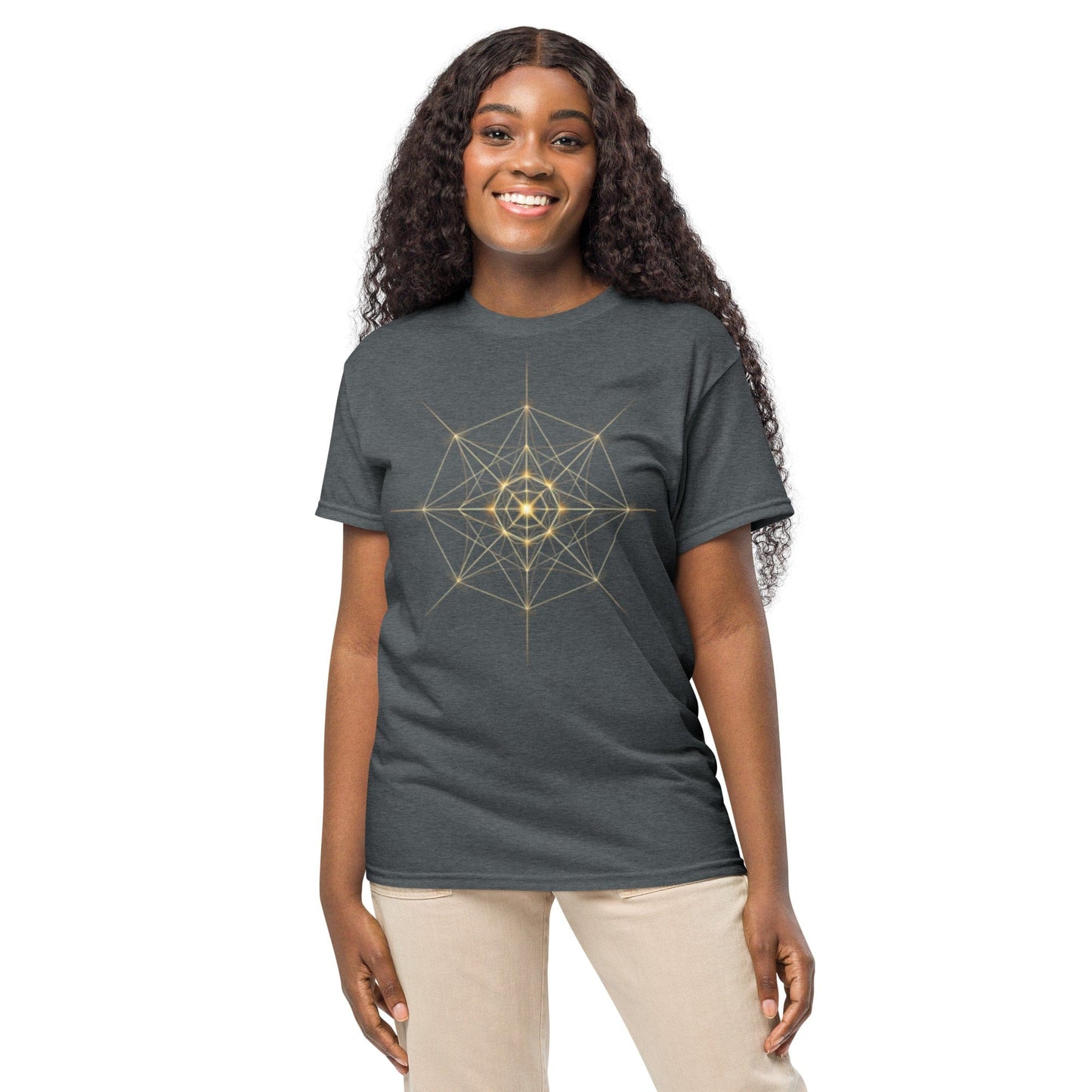 Sacred Geometry T-Shirt – Spiritual Golden Ratio Tee | ccanvas - Unisex Graphic T-Shirt | Ccanvas