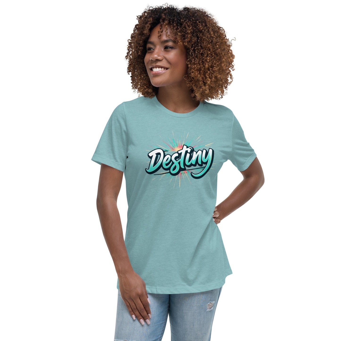 Destiny Inspirational Graphic T-Shirt for Women – Motivational Streetwear | ccanvas - T-Shirt | Ccanvas