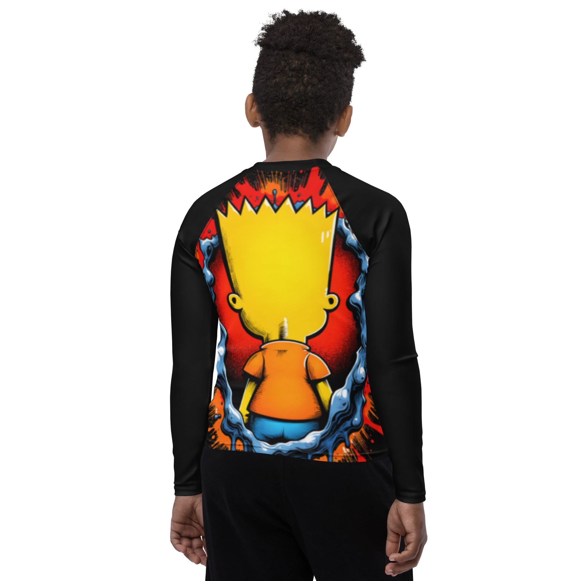 Kids’ Skull Comic Long Sleeve Tee – Organic Cotton Streetwear | ccanvas - T-Shirt | Ccanvas