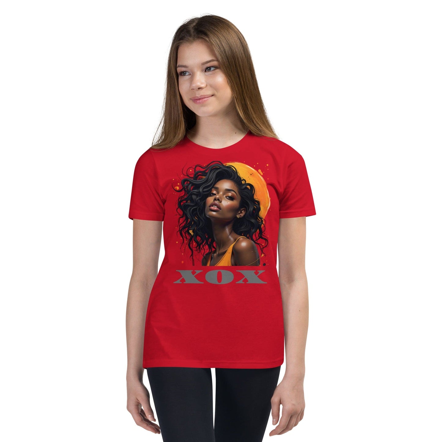 XOX Afro Queen T-Shirt – Bold Empowerment Tee with Melanin Art | ccanvas - Women’s T-Shirts | Ccanvas