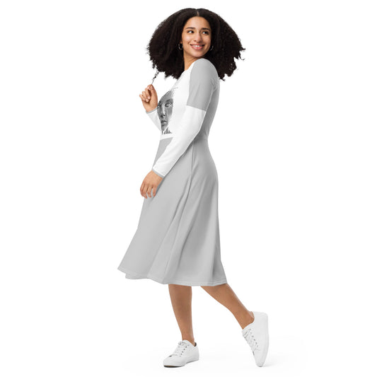 Minimalist Statement Fashion Dress | Modern Artwear | ccanvas - Dress | Ccanvas