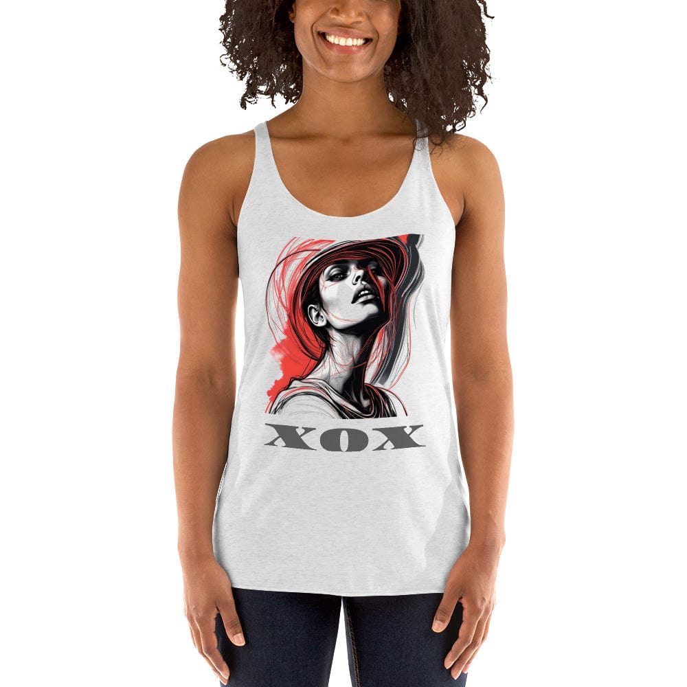 XOX Pop Art Tank Top – Bold Graphic Women’s Sleeveless Shirt | ccanvas - T-Shirts (Female – Tank Tops) | Ccanvas