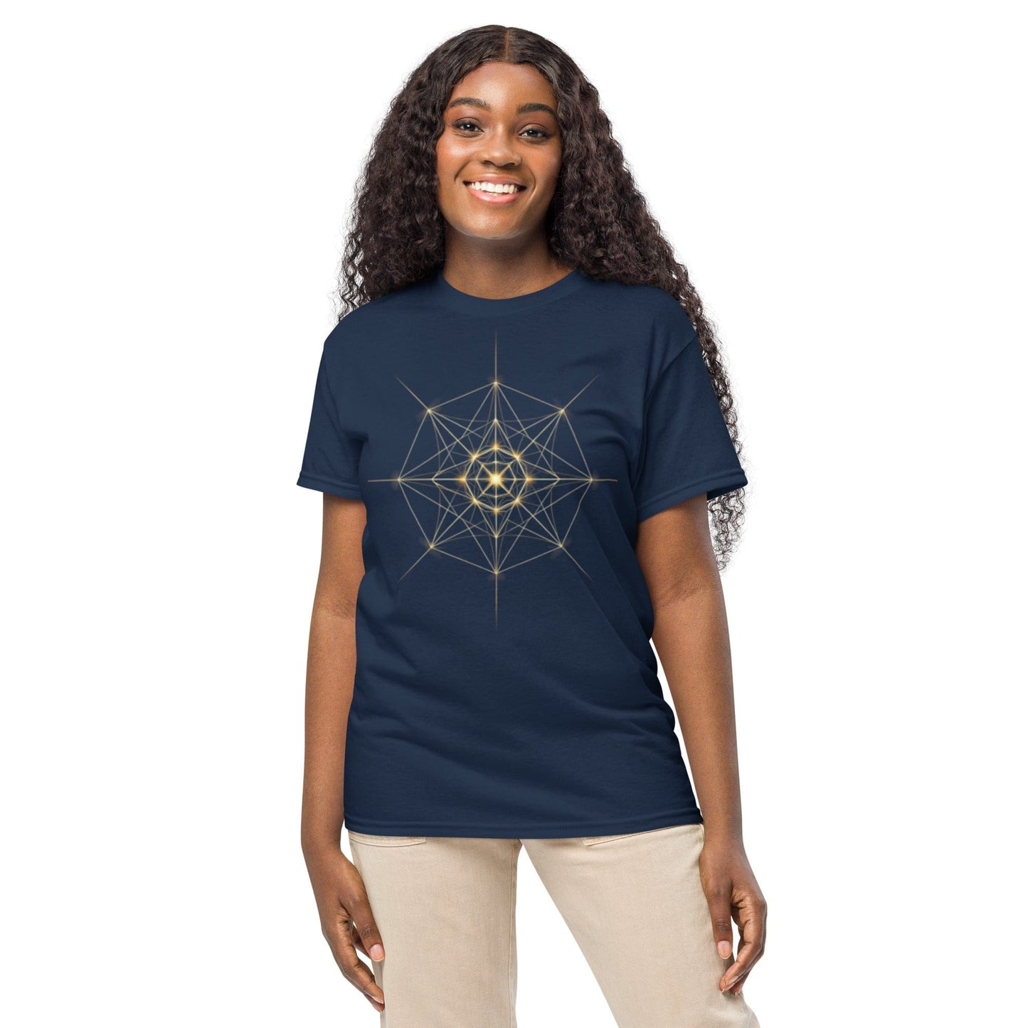 Sacred Geometry T-Shirt – Spiritual Golden Ratio Tee | ccanvas - Unisex Graphic T-Shirt | Ccanvas