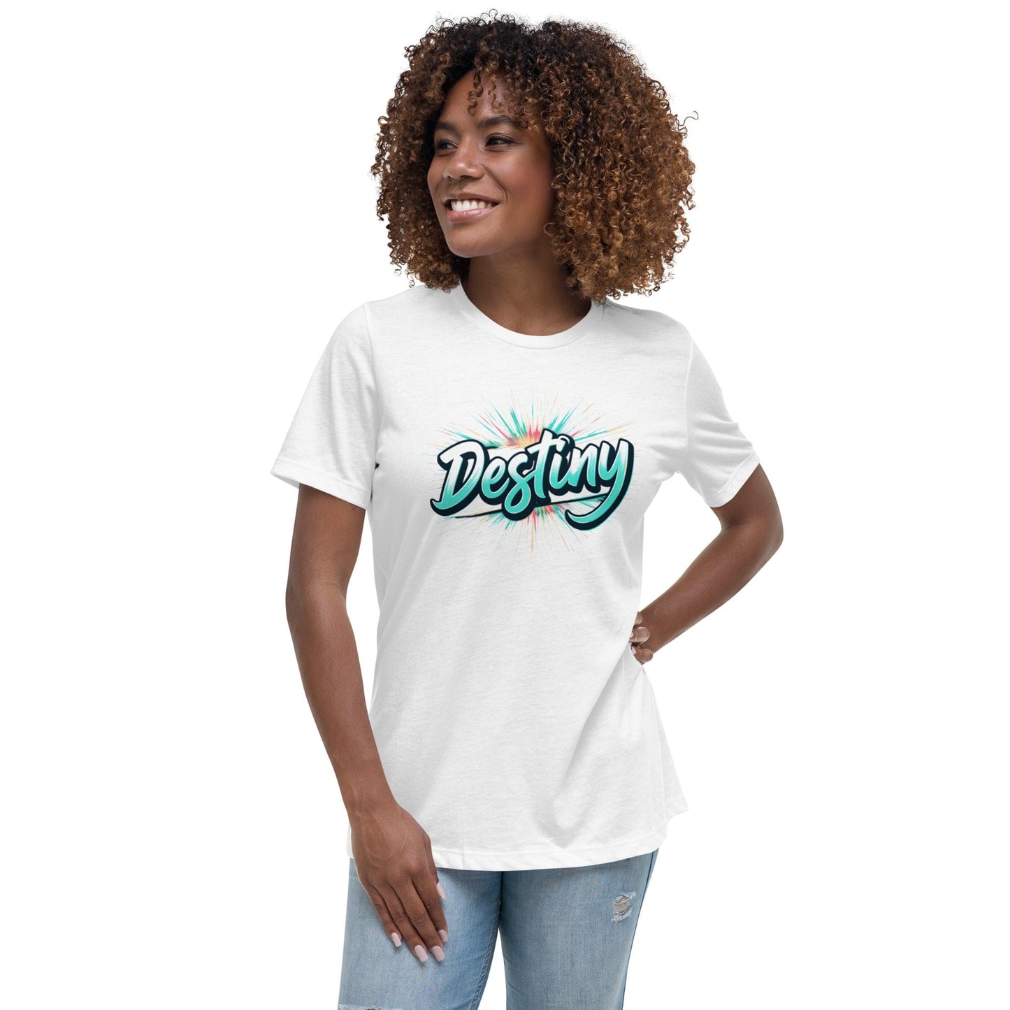 Destiny Inspirational Graphic T-Shirt for Women – Motivational Streetwear | ccanvas - T-Shirt | Ccanvas