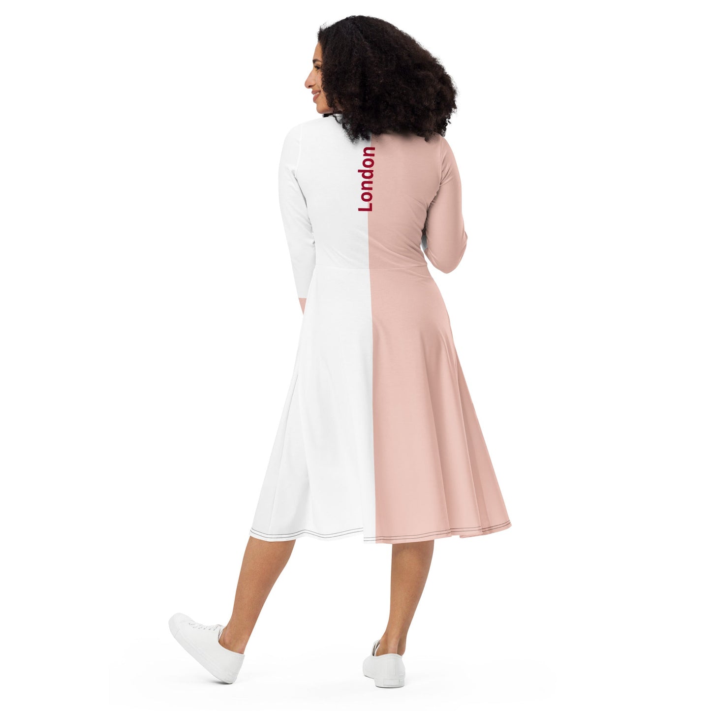Pastel Split - Color London Midi Dress | ccanvas - Dress | Ccanvas