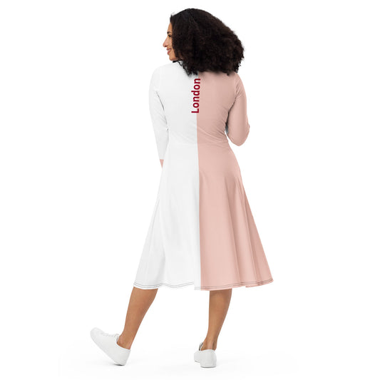 Pastel Split - Color London Midi Dress | ccanvas - Dress | Ccanvas
