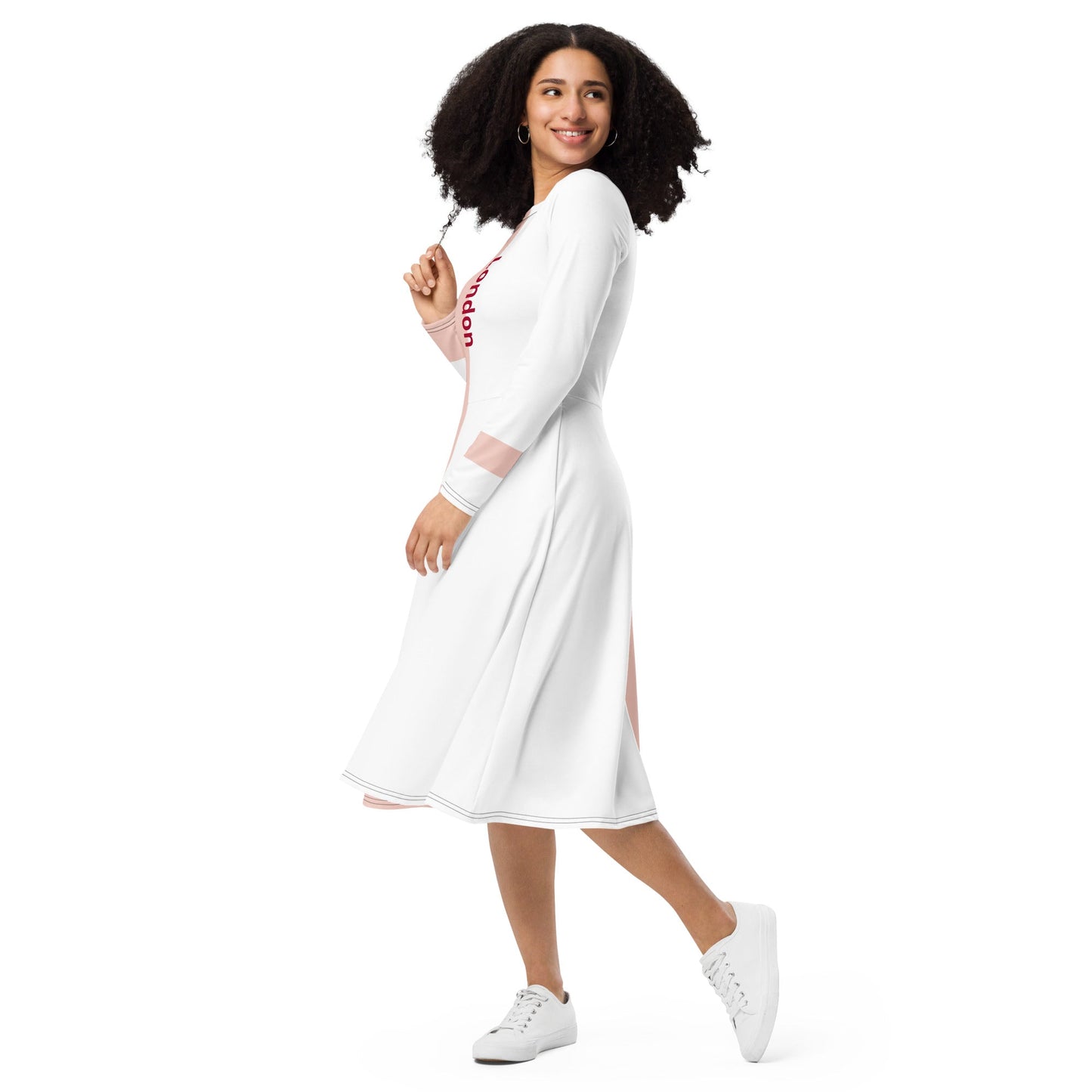 Pastel Split - Color London Midi Dress | ccanvas - Dress | Ccanvas