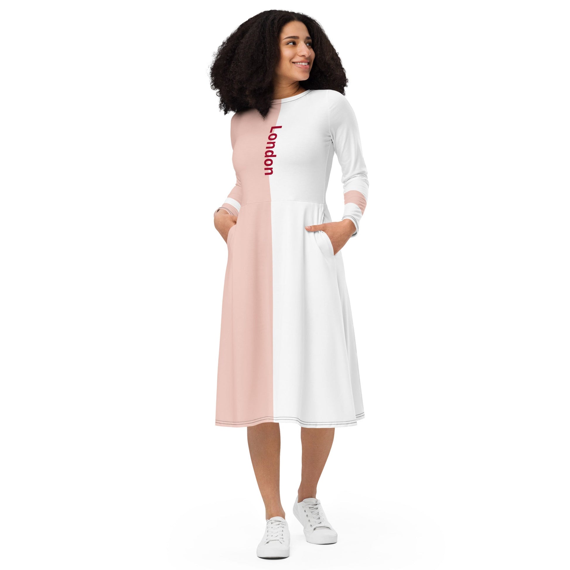 Pastel Split - Color London Midi Dress | ccanvas - Dress | Ccanvas