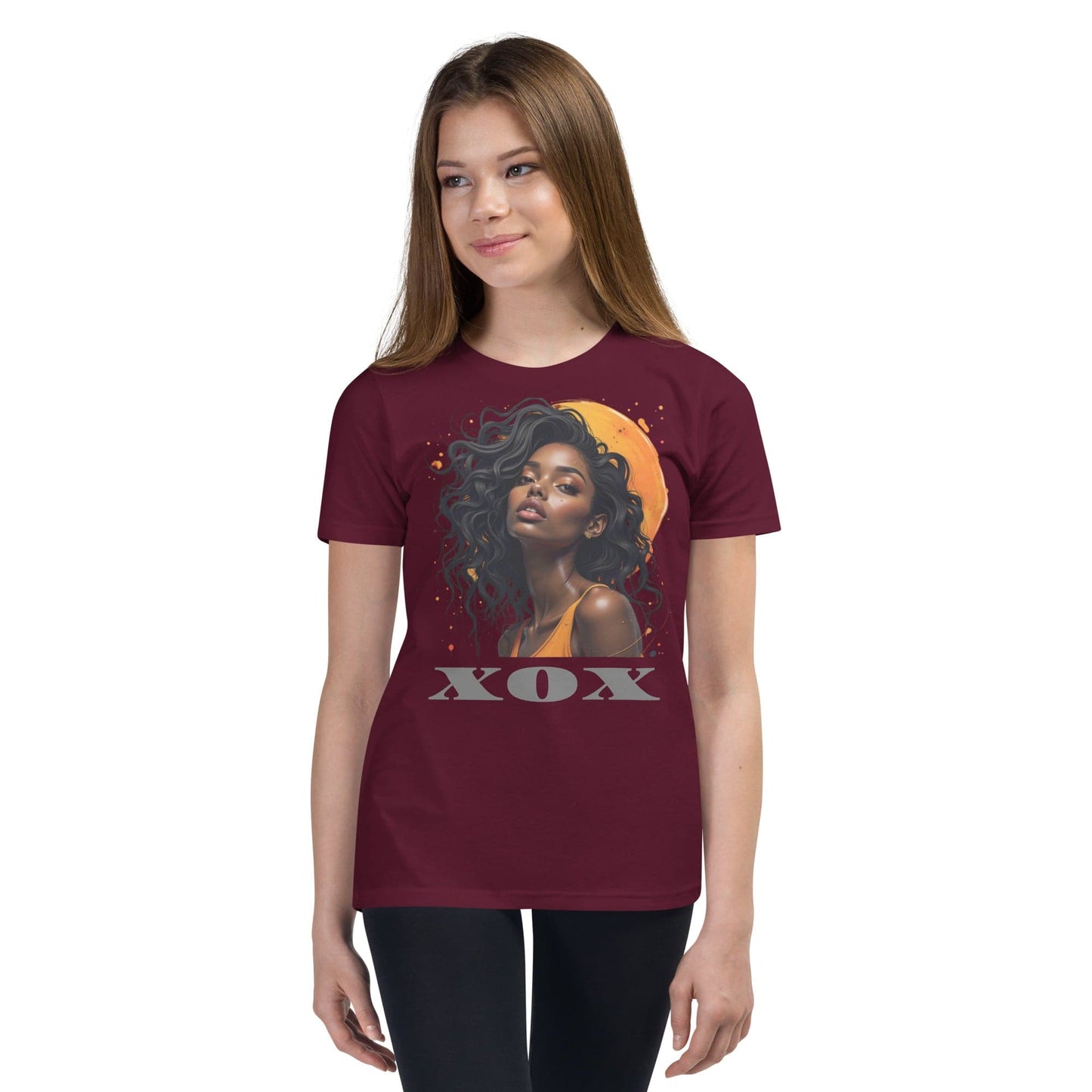 XOX Afro Queen T-Shirt – Bold Empowerment Tee with Melanin Art | ccanvas - Women’s T-Shirts | Ccanvas