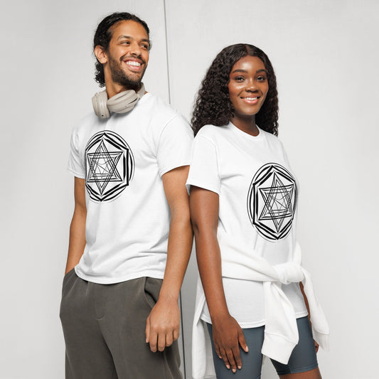 Women’s Sacred Geometry Graphic Tee – Abstract Star Design | ccanvas - Women’s T-Shirt | Ccanvas
