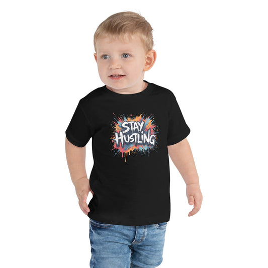 Stay Hustling Kids T-Shirt – Motivational Urban Graphic Tee for Boys & Girls | ccanvas - Kids T-Shirts | Ccanvas