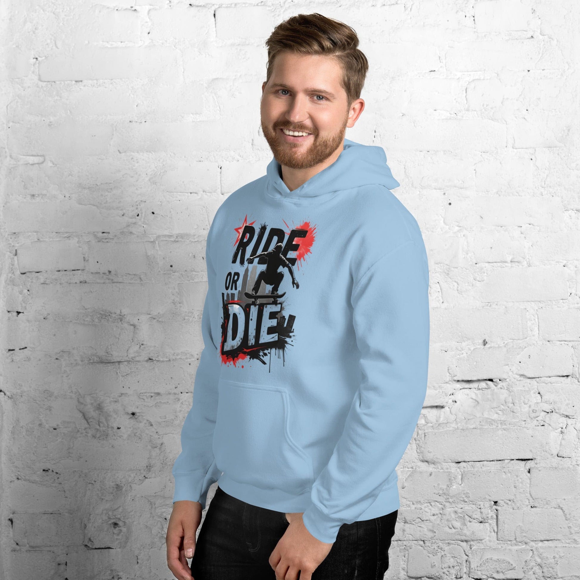 Ride or Die Hoodie – Bold Skater Graphic Hoodie for Men & Women | ccanvas - Hoodies (Male & Female) | Ccanvas