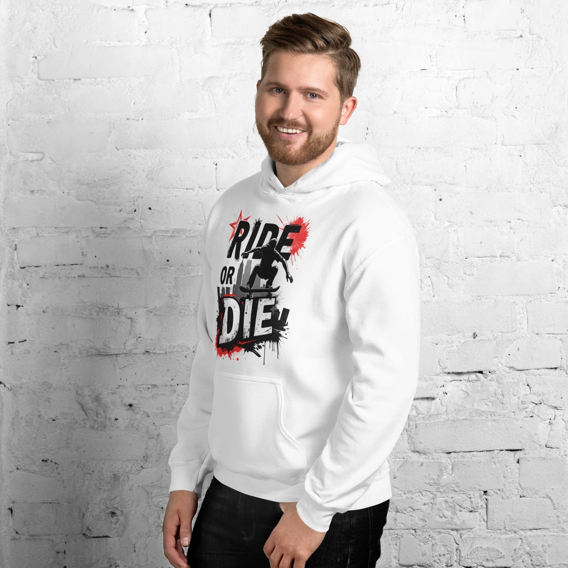 Ride or Die Hoodie – Bold Skater Graphic Hoodie for Men & Women | ccanvas - Hoodies (Male & Female) | Ccanvas
