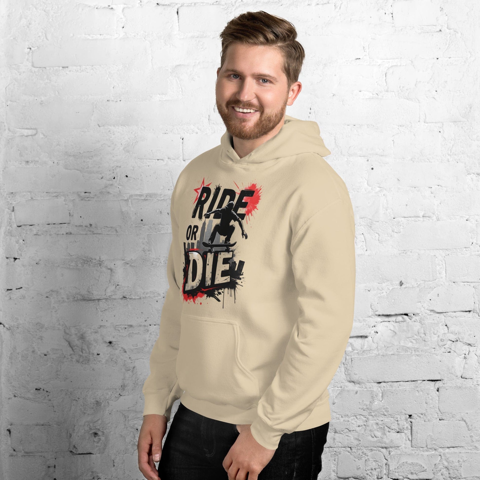 Ride or Die Hoodie – Bold Skater Graphic Hoodie for Men & Women | ccanvas - Hoodies (Male & Female) | Ccanvas
