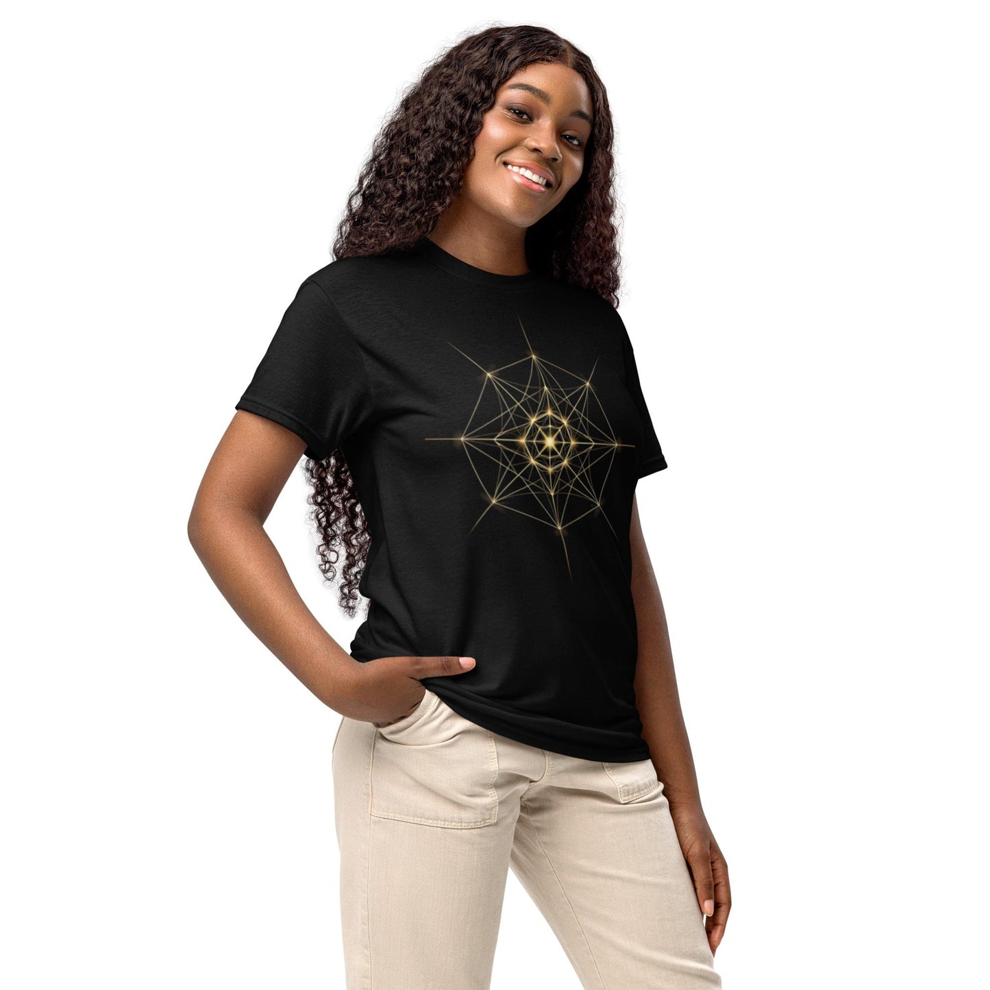 Sacred Geometry T-Shirt – Spiritual Golden Ratio Tee | ccanvas - Unisex Graphic T-Shirt | Ccanvas