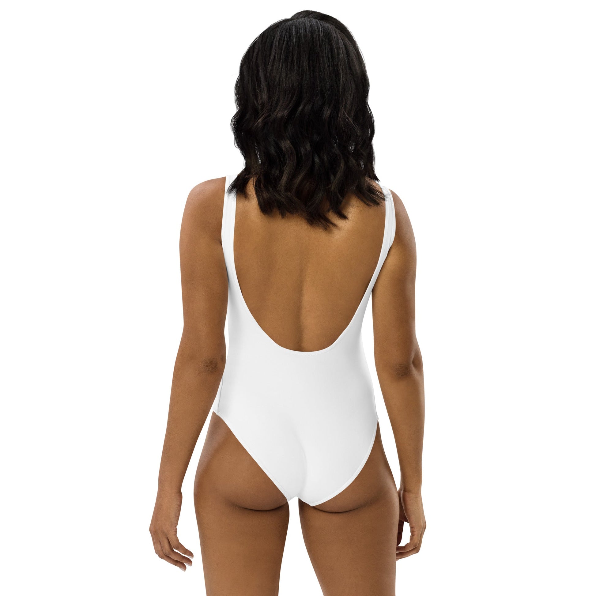 White Designer One - Piece Swimsuit for Women | ccanvas - Swimsuit | Ccanvas