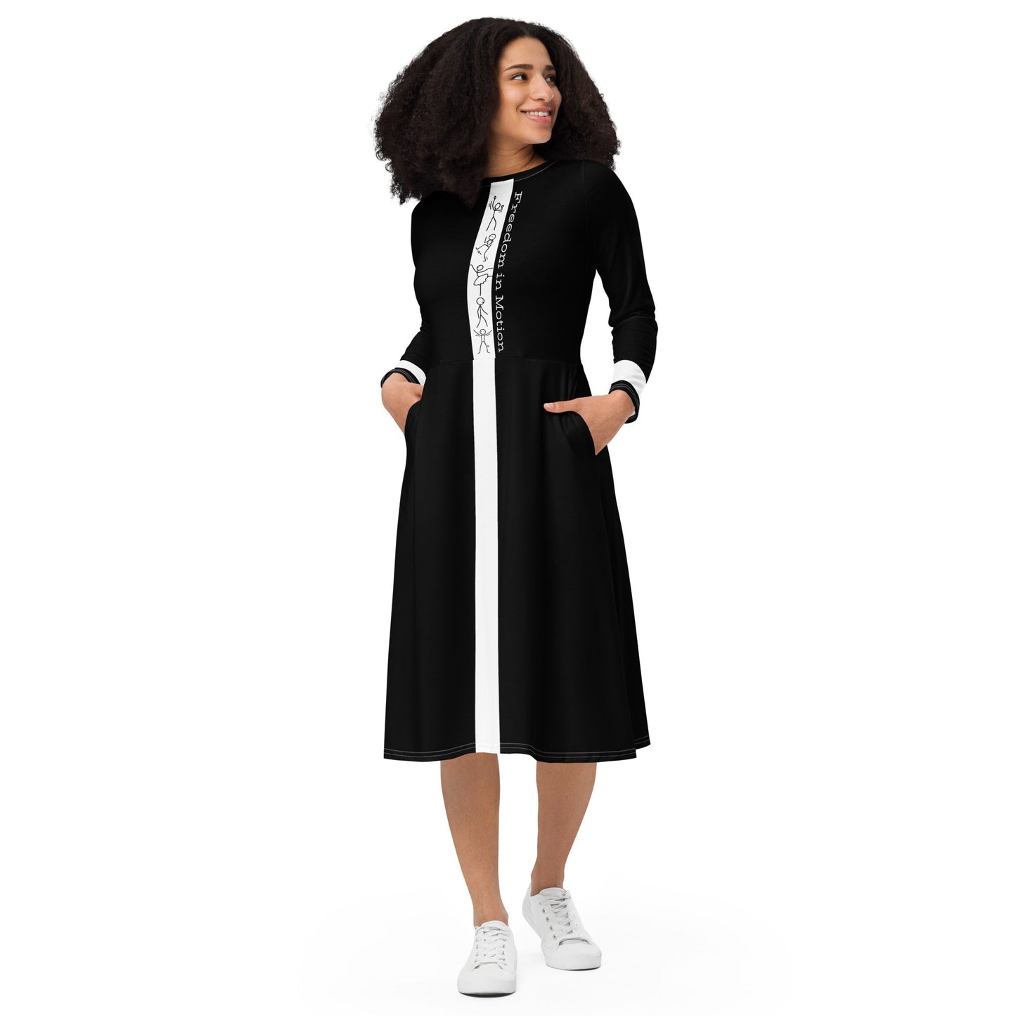 Minimalist Movement Art Dress | Freedom in Motion by ccanvas - Dress | Ccanvas