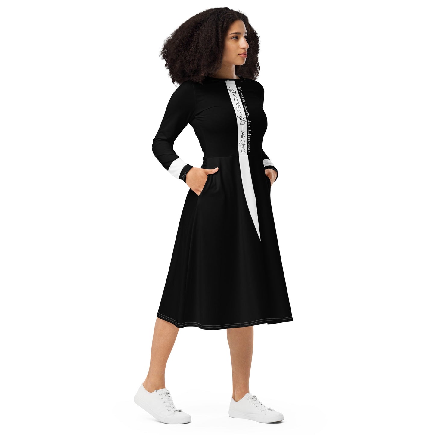 Minimalist Movement Art Dress | Freedom in Motion by ccanvas - Dress | Ccanvas