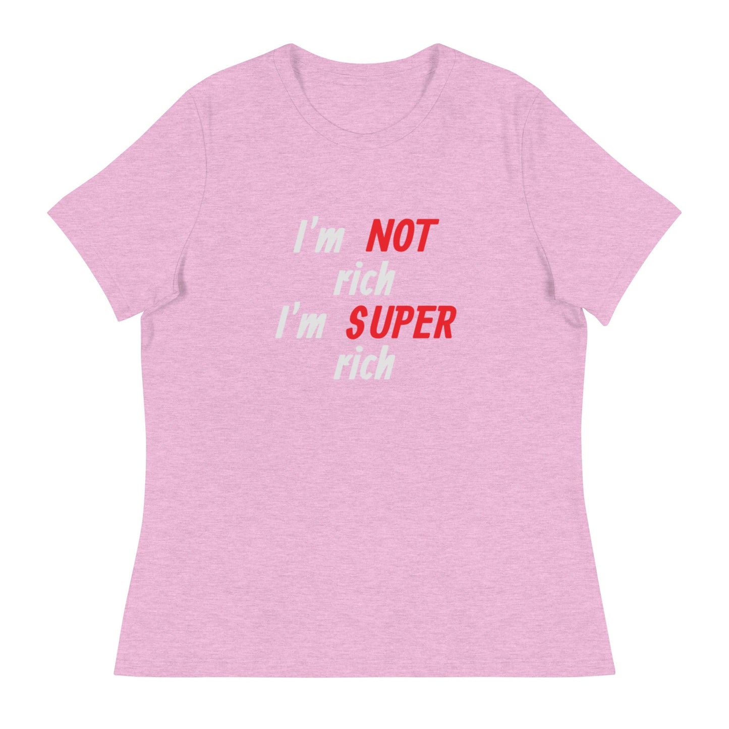 Men's Statement T-Shirt – I'm NOT Rich, I'm SUPER Rich | ccanvas - Men's T-Shirt | Ccanvas