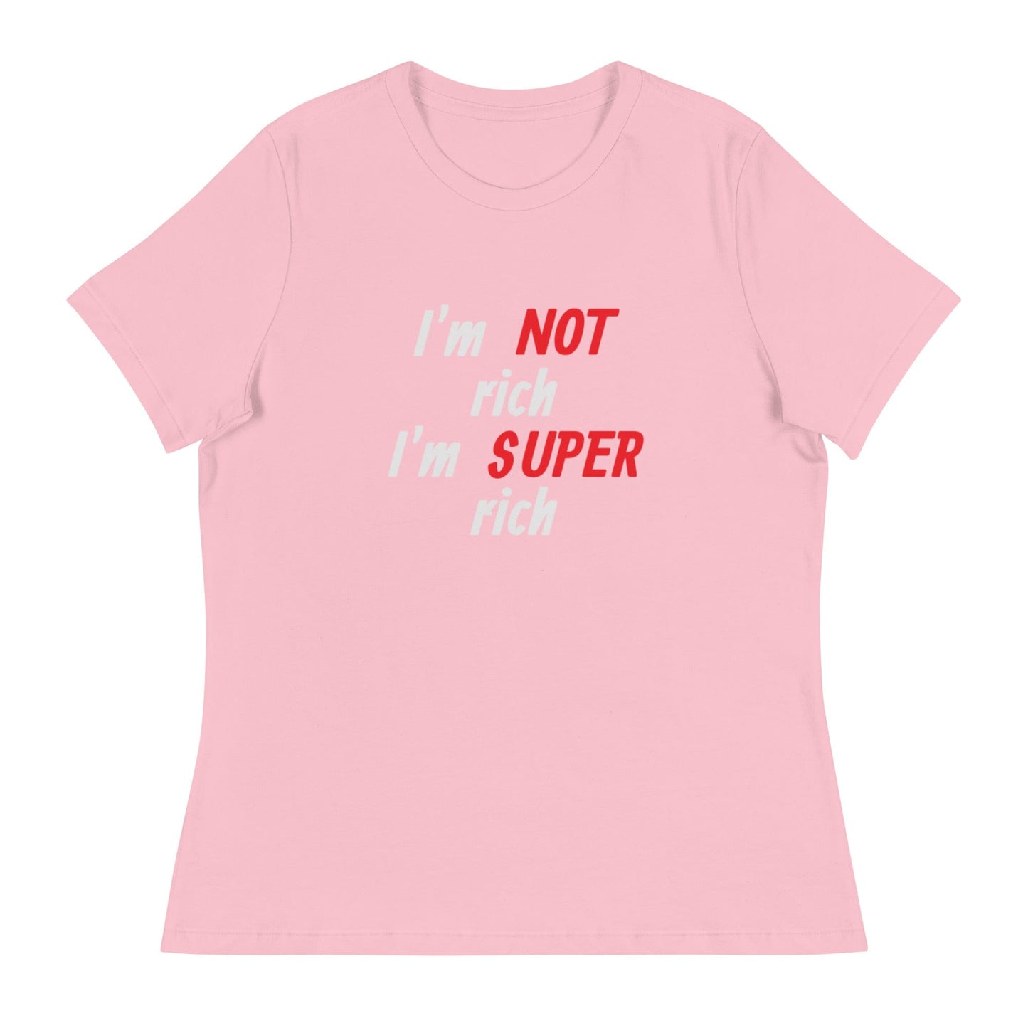 Men's Statement T-Shirt – I'm NOT Rich, I'm SUPER Rich | ccanvas - Men's T-Shirt | Ccanvas