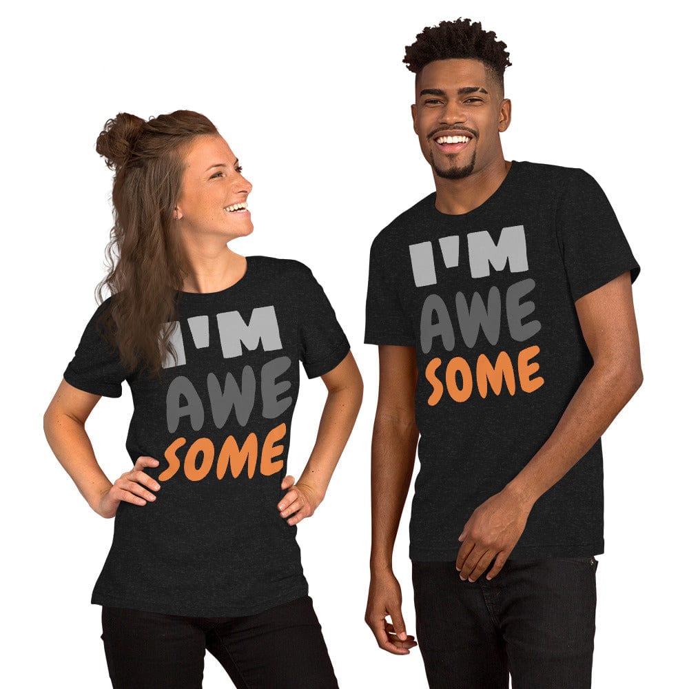 I’m Awesome” Funny Statement T-Shirt – Bold Graphic Tee | ccanvas - Unisex T-Shirt | Ccanvas