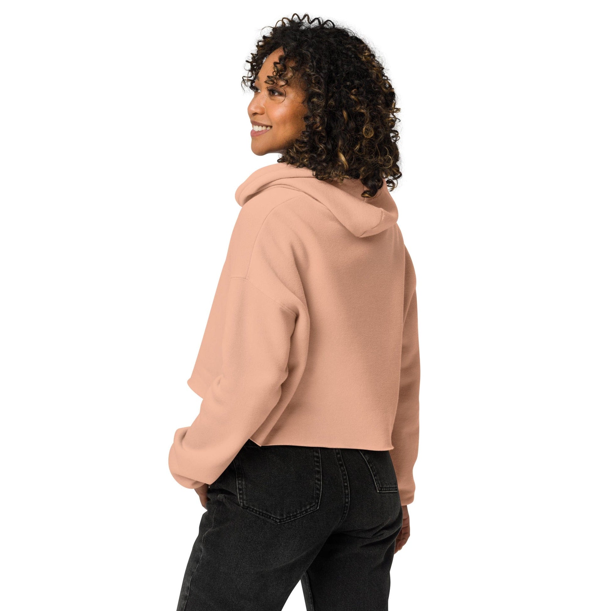 Red Streak Cropped Hoodie – Fierce Artistic Face Design | ccanvas - Cropped Hoodies | Ccanvas