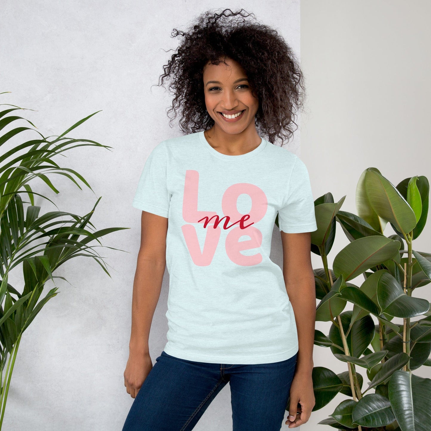 Love Me Graphic T-Shirt – Bold Minimalist Print | ccanvas - Unisex T-Shirt with Graphic Print | Ccanvas