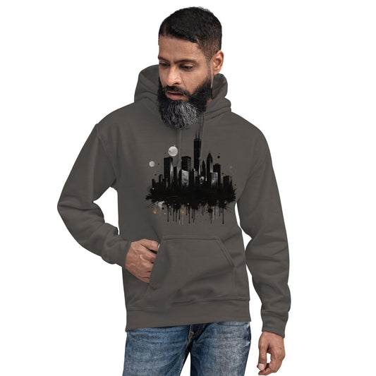 Urban Skyline Hoodie – Minimalist Streetwear Hoodie for Men & Women - Hoodies (Male & Female) | Ccanvas