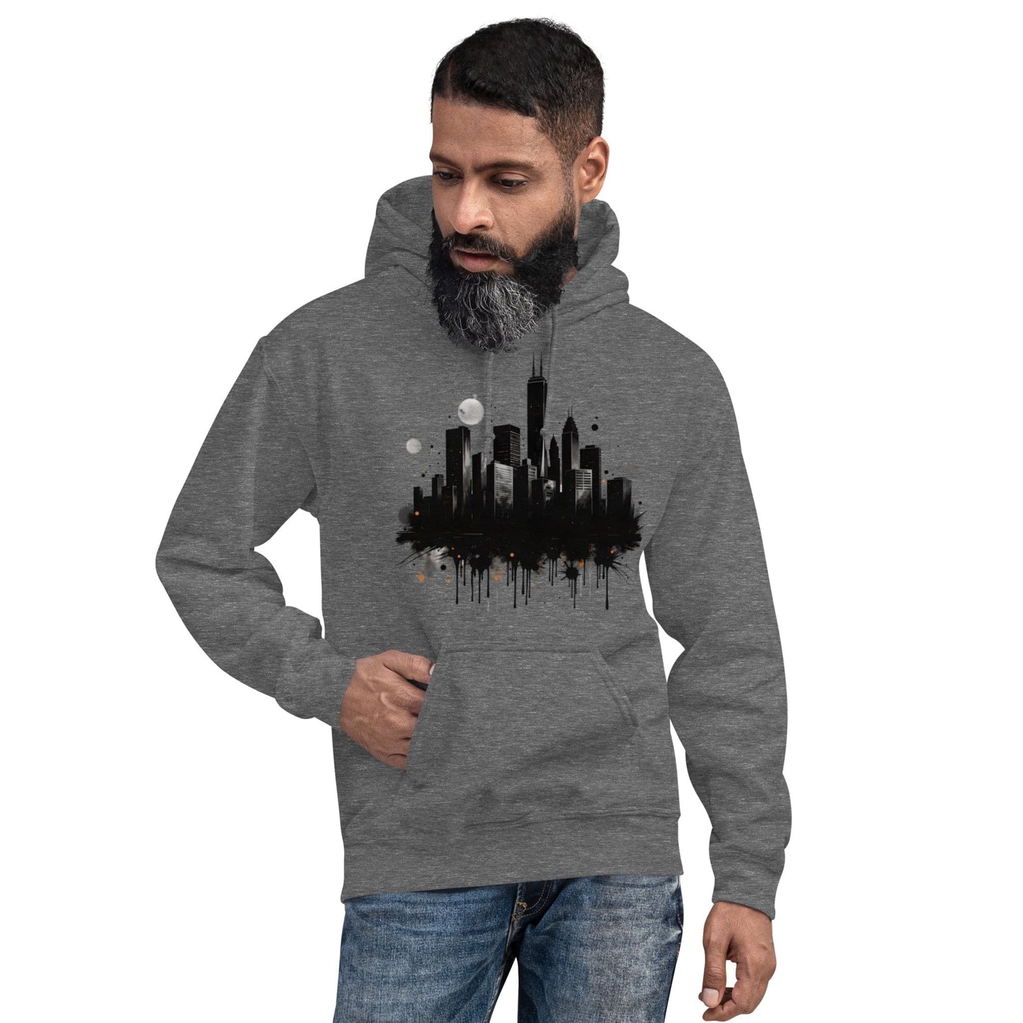 Urban Skyline Hoodie – Minimalist Streetwear Hoodie for Men & Women - Hoodies (Male & Female) | Ccanvas