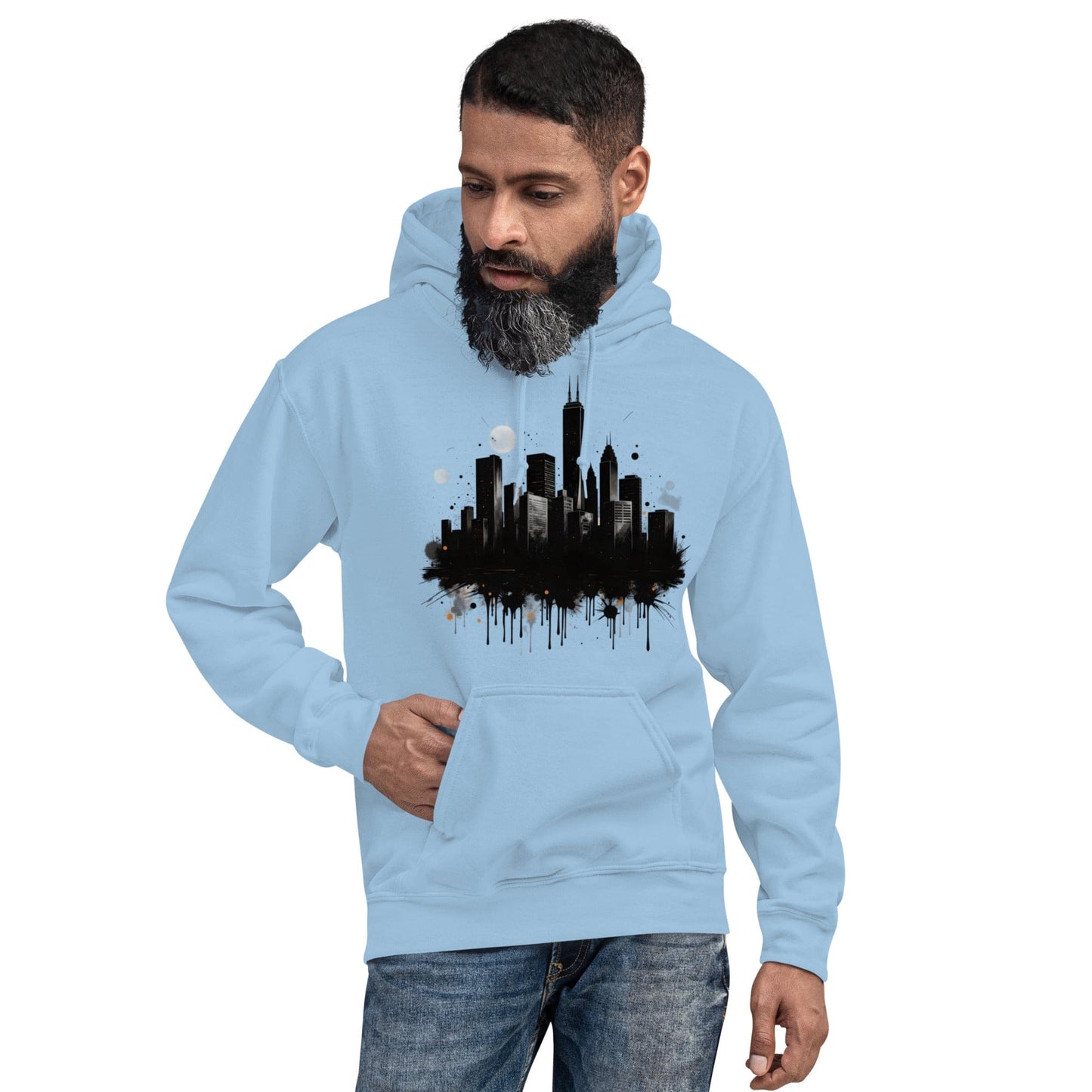 Urban Skyline Hoodie – Minimalist Streetwear Hoodie for Men & Women - Hoodies (Male & Female) | Ccanvas