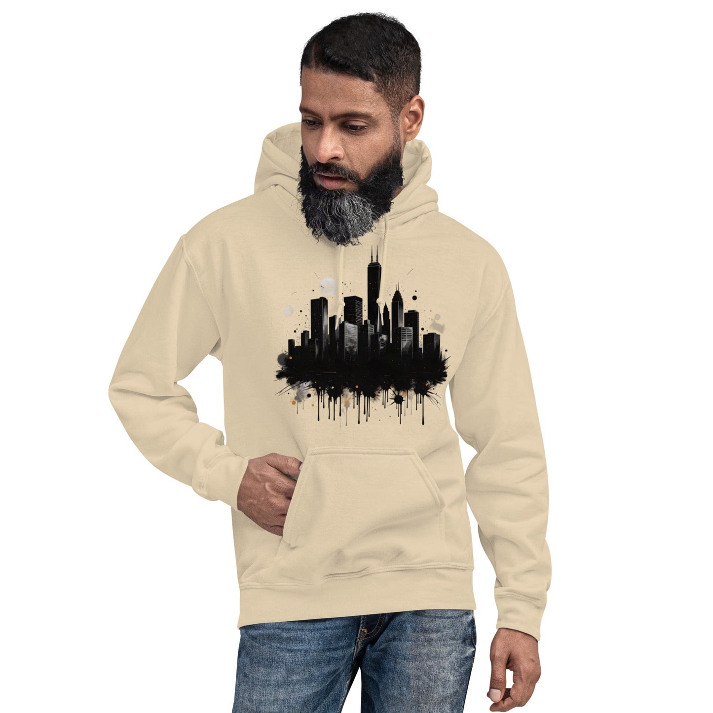 Urban Skyline Hoodie – Minimalist Streetwear Hoodie for Men & Women - Hoodies (Male & Female) | Ccanvas