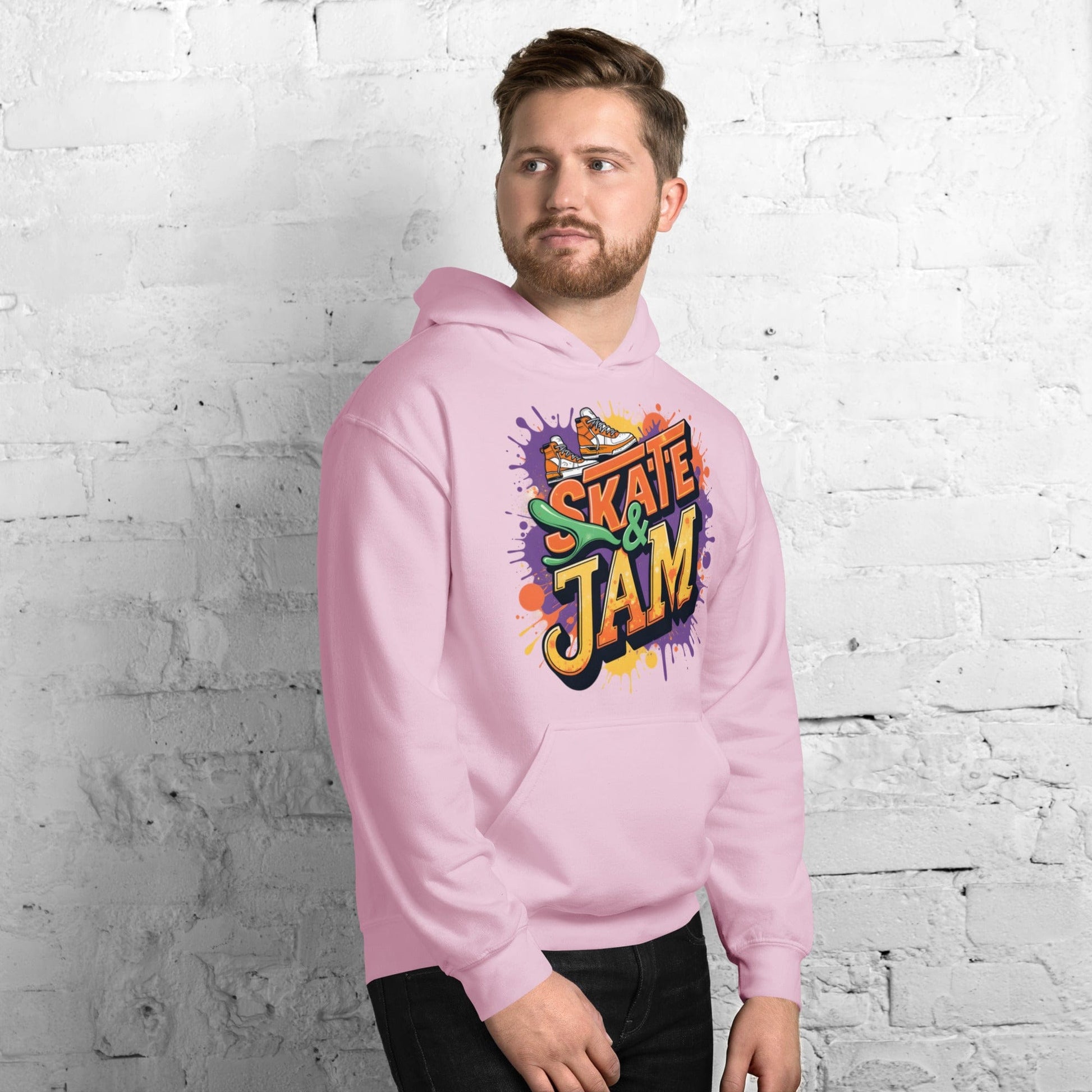Skate & Jam Hoodie – Retro Streetwear Hoodie for Men & Women | ccanvas - Hoodies (Male & Female) | Ccanvas
