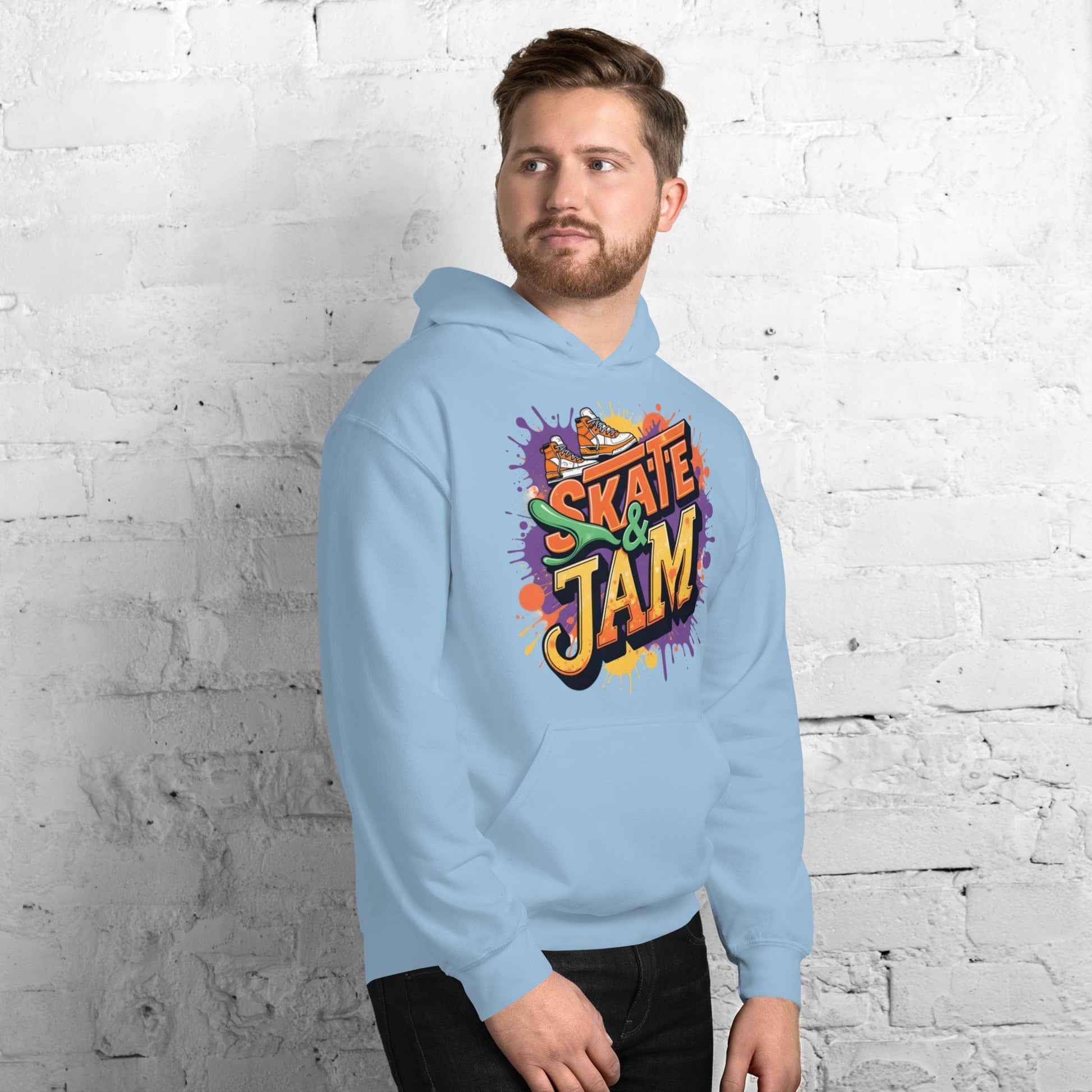 Skate & Jam Hoodie – Retro Streetwear Hoodie for Men & Women | ccanvas - Hoodies (Male & Female) | Ccanvas