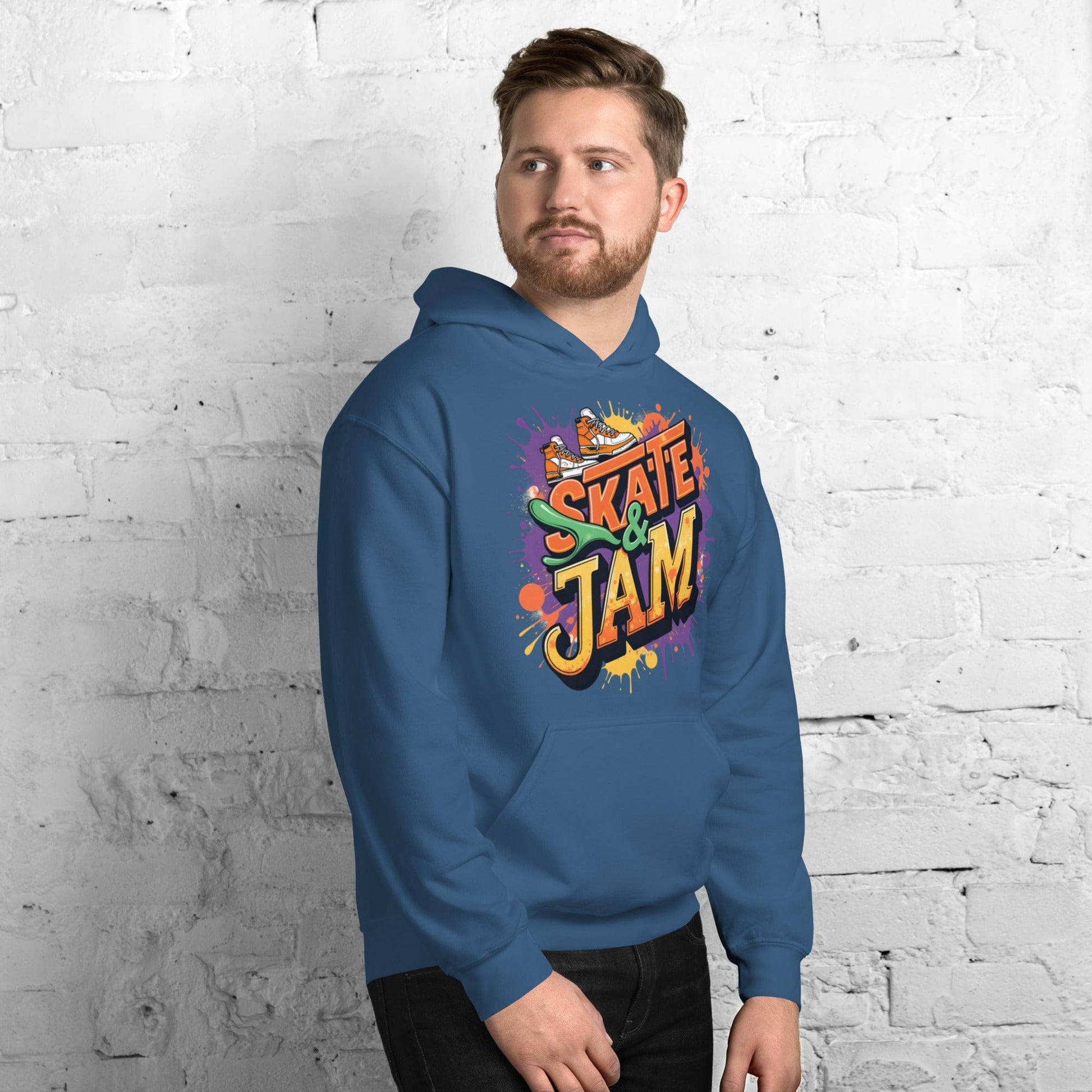 Skate & Jam Hoodie – Retro Streetwear Hoodie for Men & Women | ccanvas - Hoodies (Male & Female) | Ccanvas