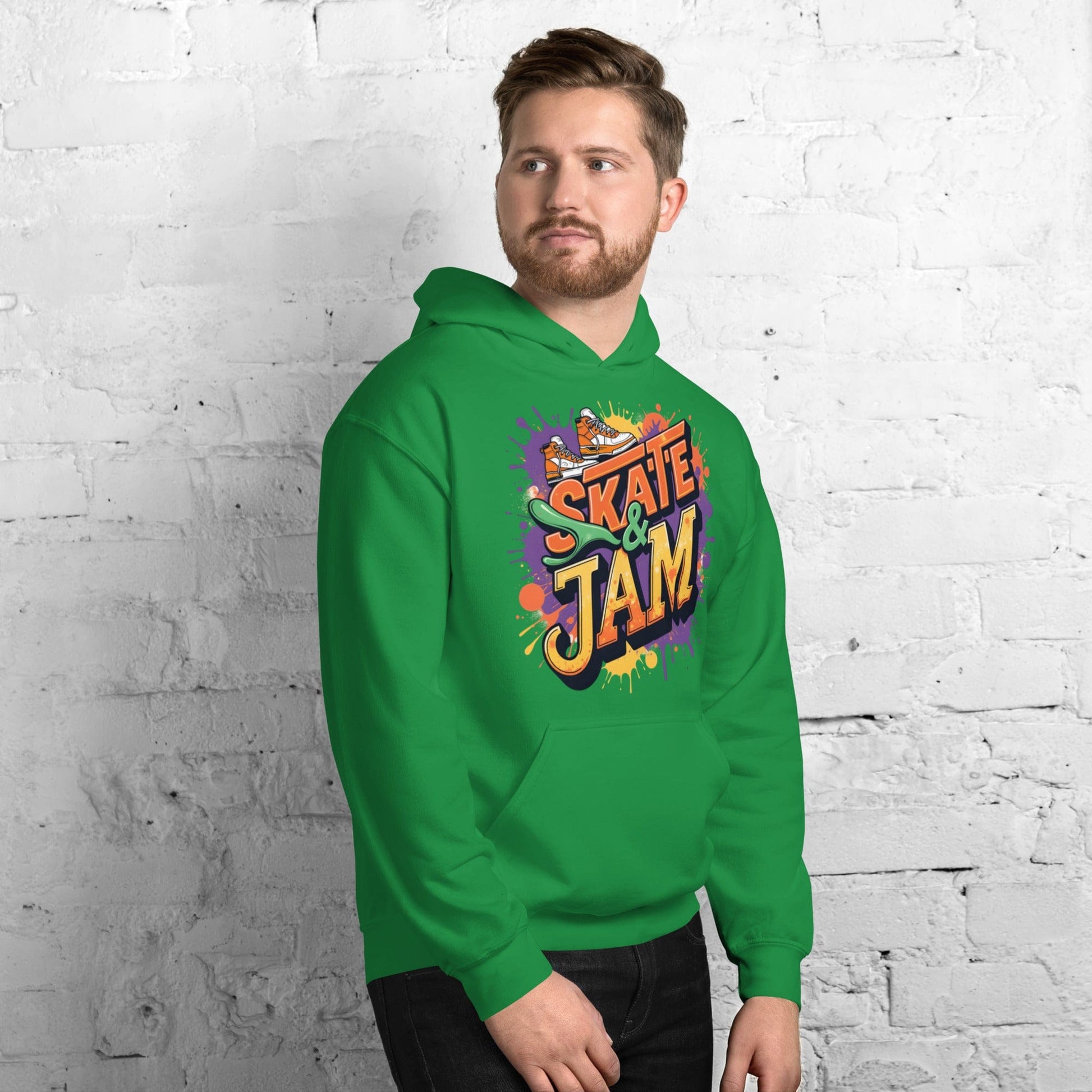 Skate & Jam Hoodie – Retro Streetwear Hoodie for Men & Women | ccanvas - Hoodies (Male & Female) | Ccanvas