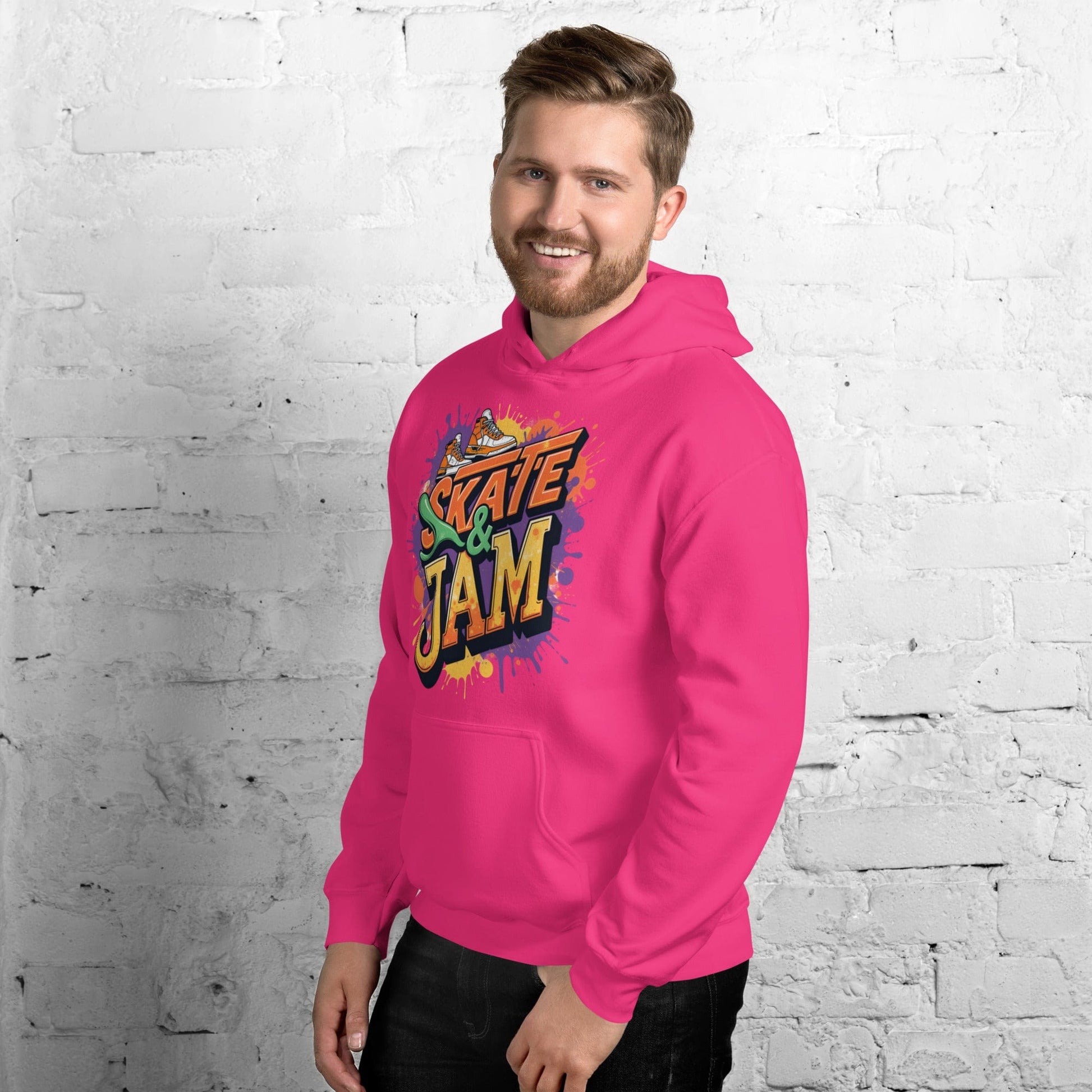 Skate & Jam Hoodie – Retro Streetwear Hoodie for Men & Women | ccanvas - Hoodies (Male & Female) | Ccanvas