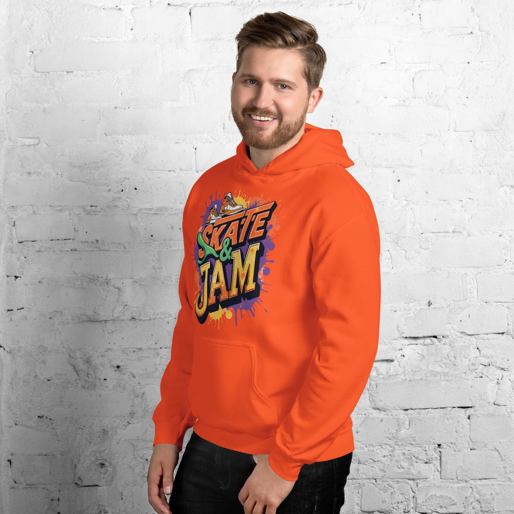Skate & Jam Hoodie – Retro Streetwear Hoodie for Men & Women | ccanvas - Hoodies (Male & Female) | Ccanvas