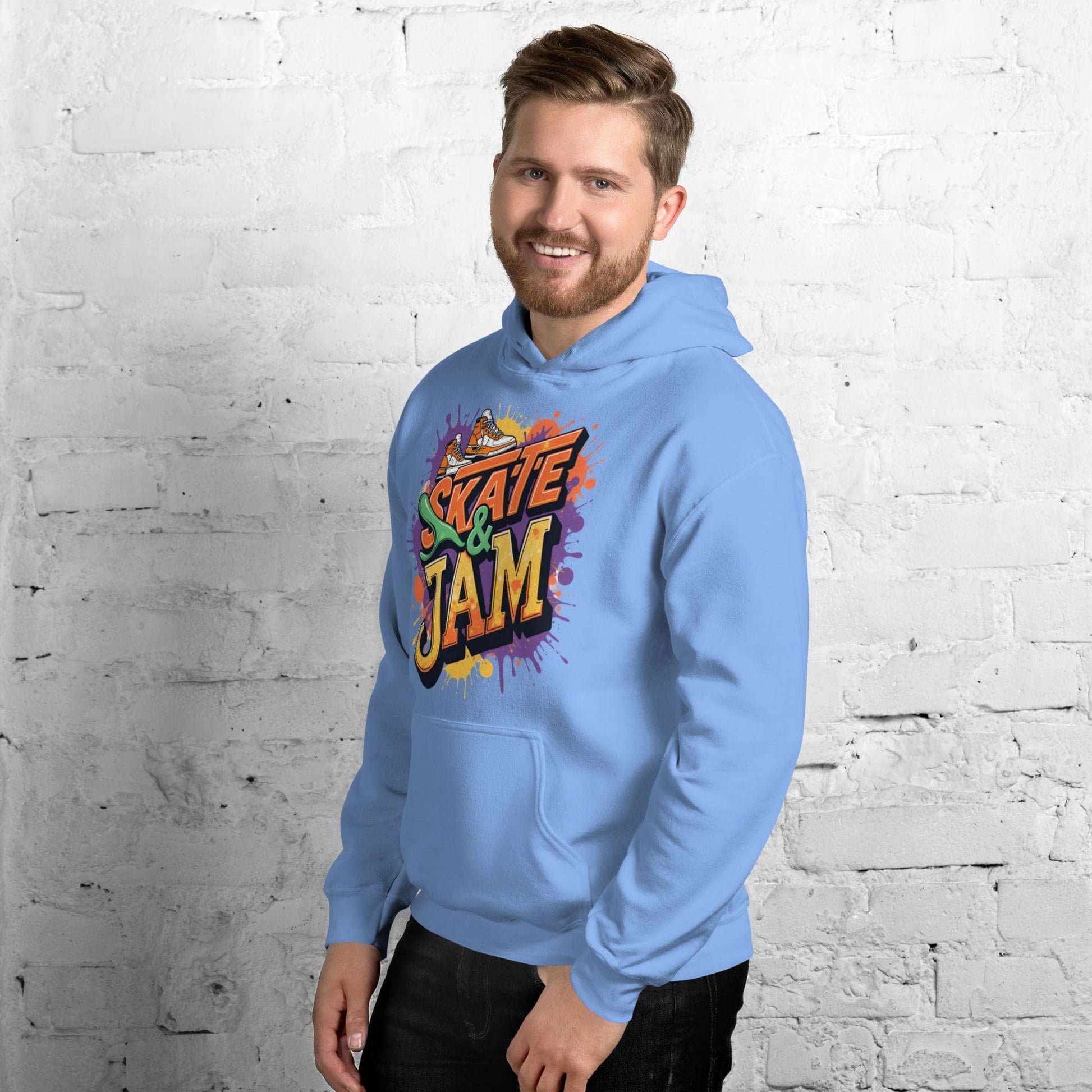 Skate & Jam Hoodie – Retro Streetwear Hoodie for Men & Women | ccanvas - Hoodies (Male & Female) | Ccanvas