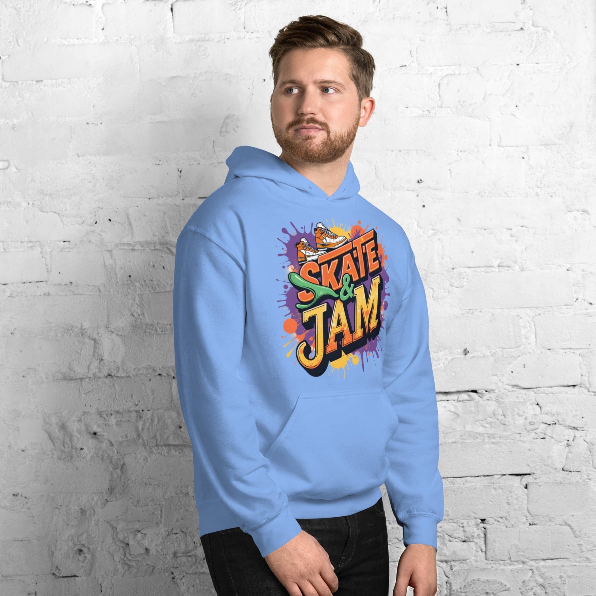 Skate & Jam Hoodie – Retro Streetwear Hoodie for Men & Women | ccanvas - Hoodies (Male & Female) | Ccanvas