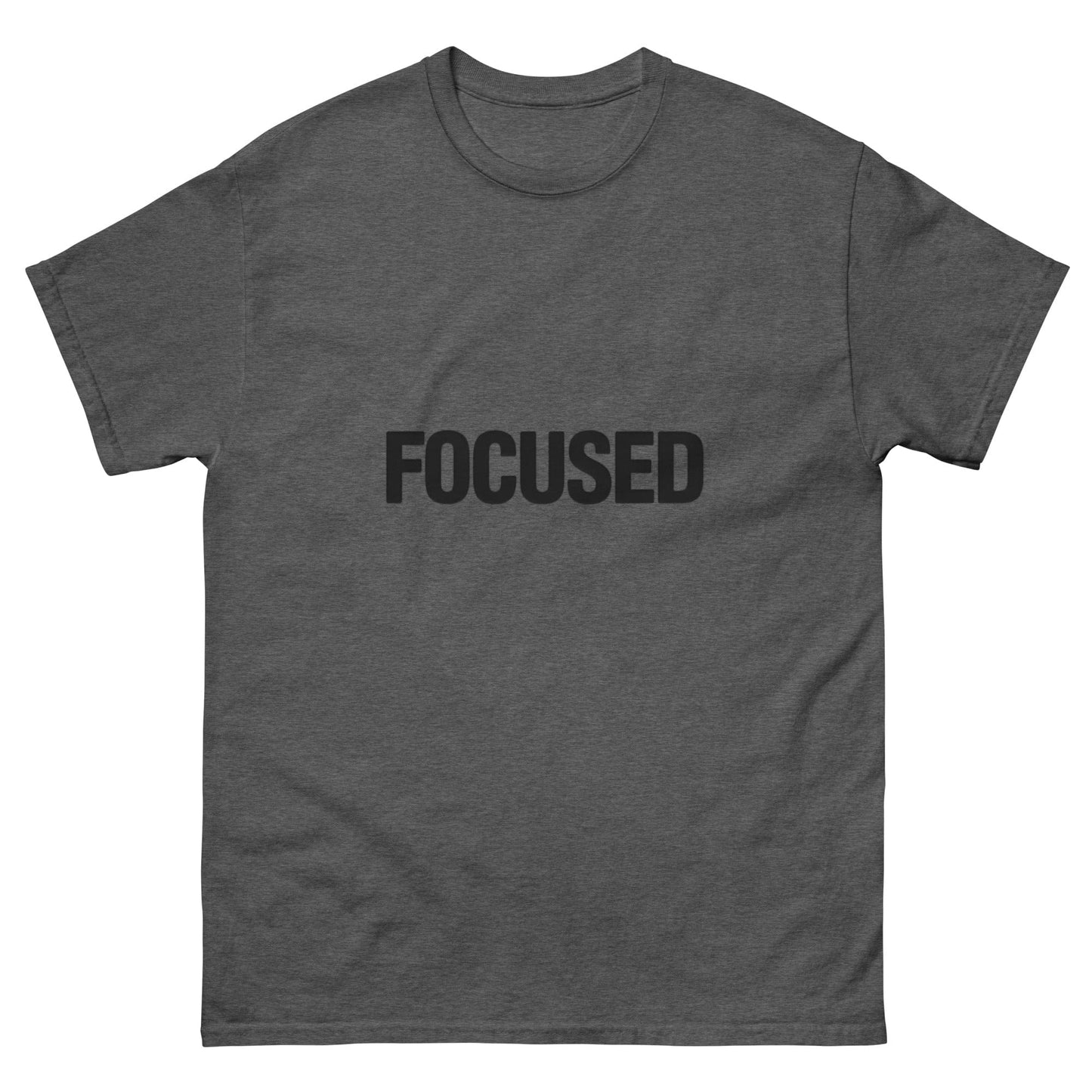 FOCUSED T-Shirt – Minimalist Motivational Tee for Entrepreneurs & Doers ccanvas - T-Shirt | Ccanvas