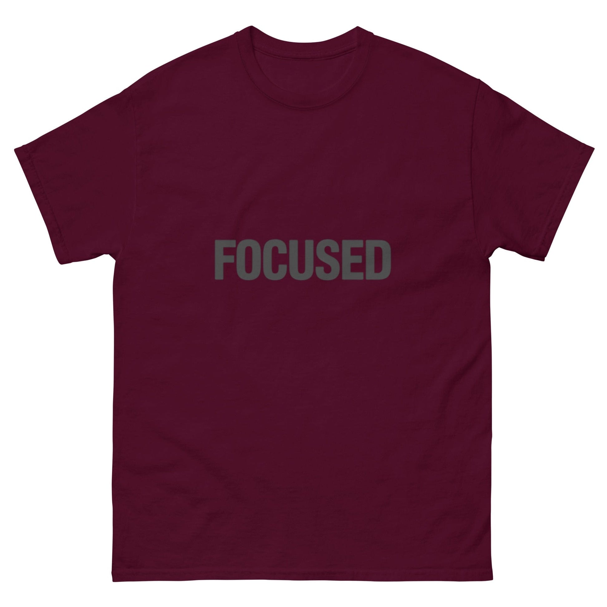 FOCUSED T-Shirt – Minimalist Motivational Tee for Entrepreneurs & Doers ccanvas - T-Shirt | Ccanvas