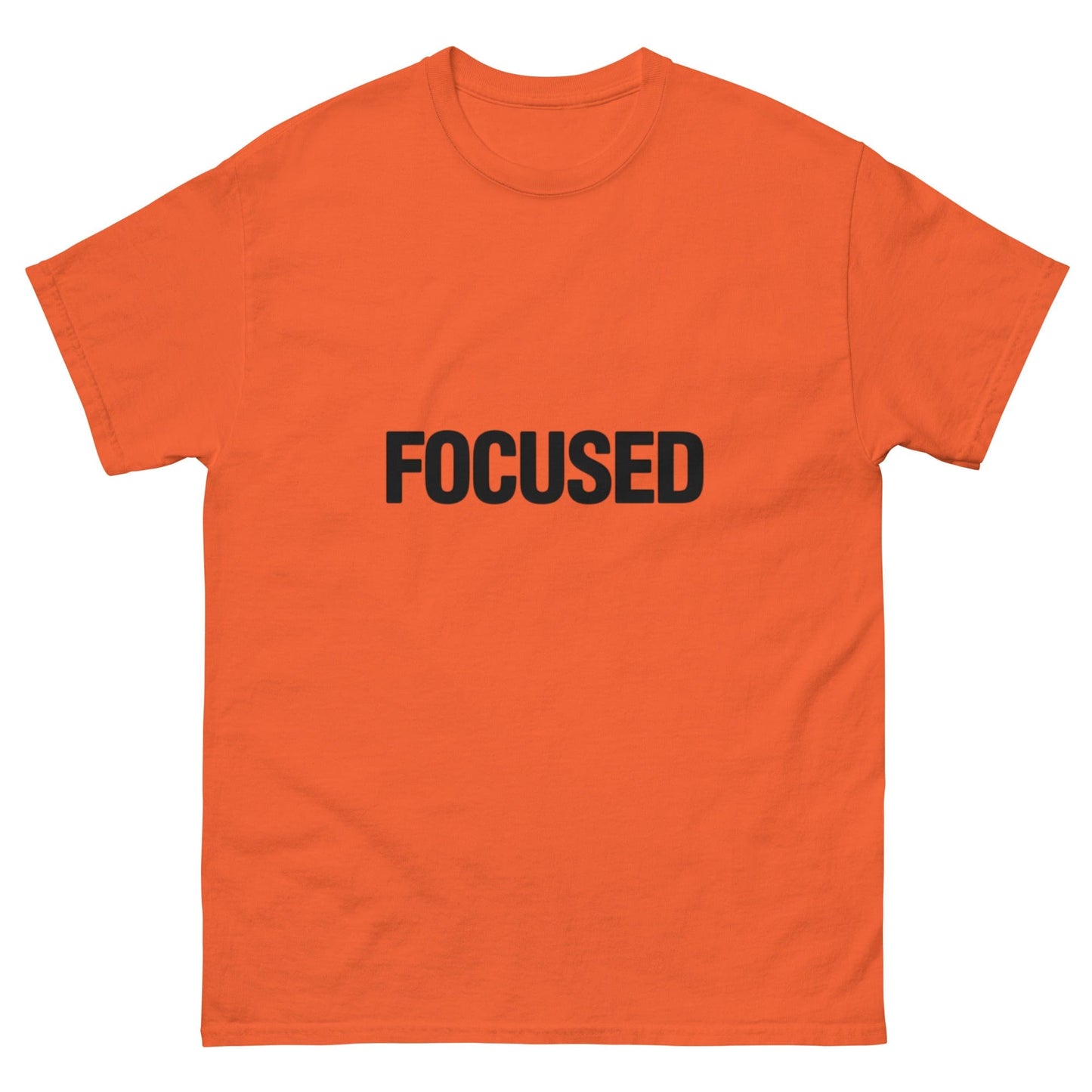 FOCUSED T-Shirt – Minimalist Motivational Tee for Entrepreneurs & Doers ccanvas - T-Shirt | Ccanvas