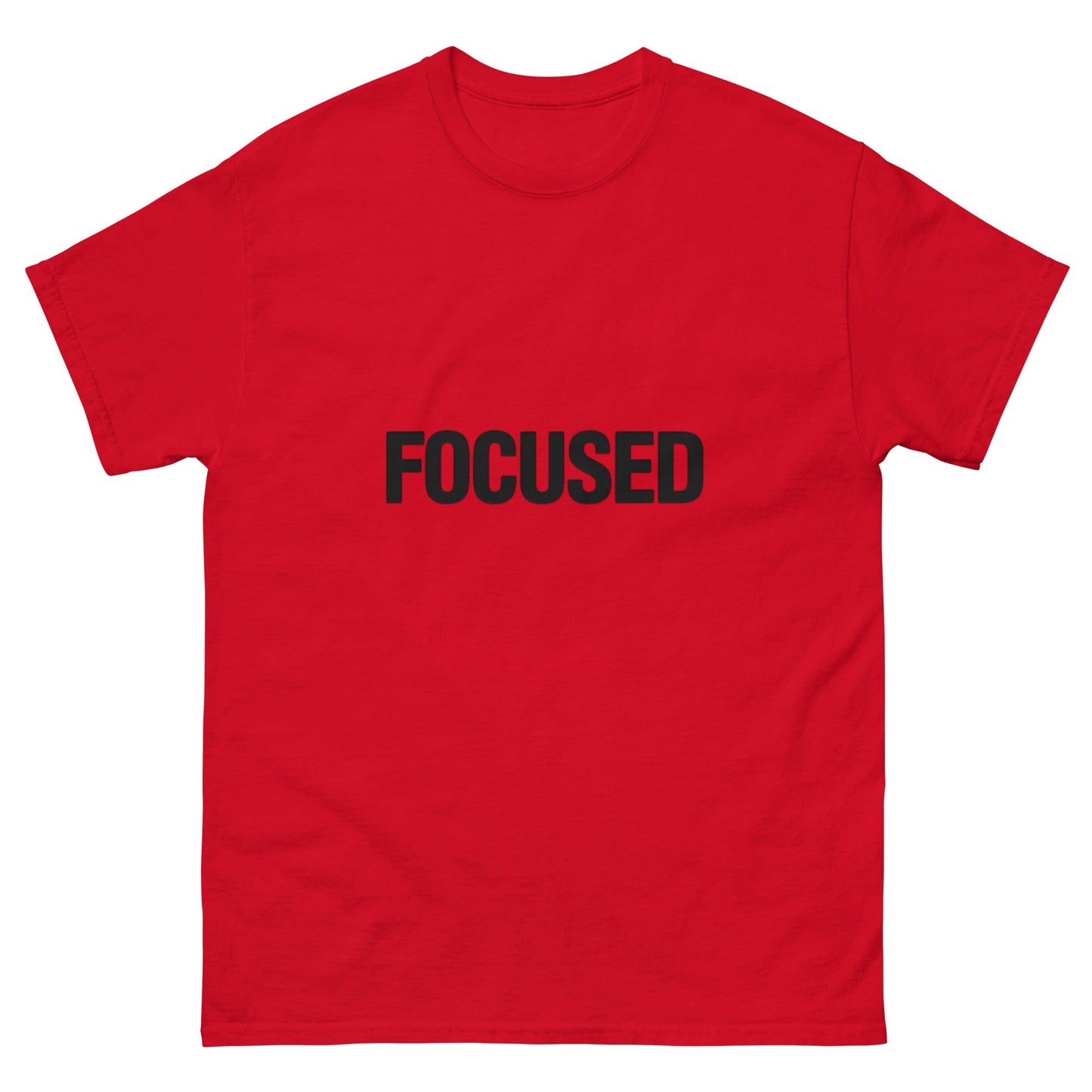 FOCUSED T-Shirt – Minimalist Motivational Tee for Entrepreneurs & Doers ccanvas - T-Shirt | Ccanvas