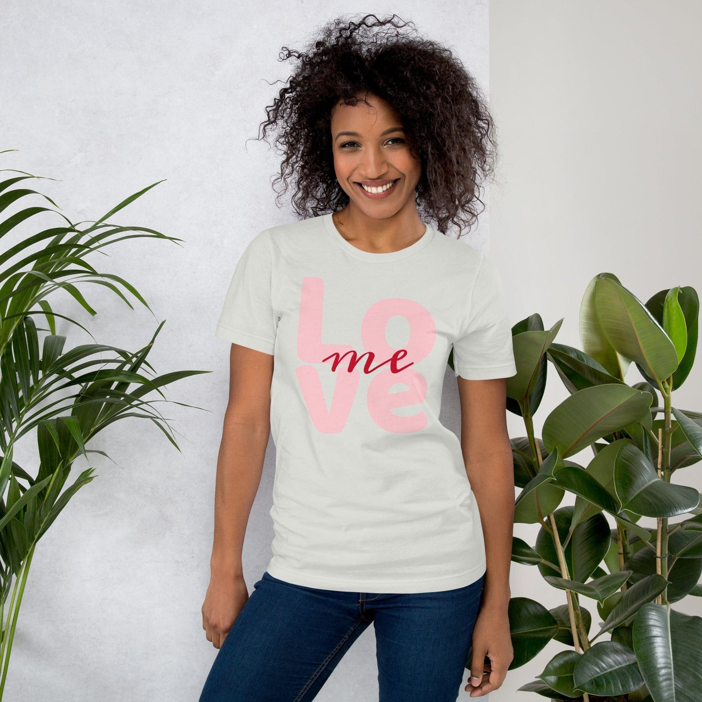 Love Me Graphic T-Shirt – Bold Minimalist Print | ccanvas - Unisex T-Shirt with Graphic Print | Ccanvas