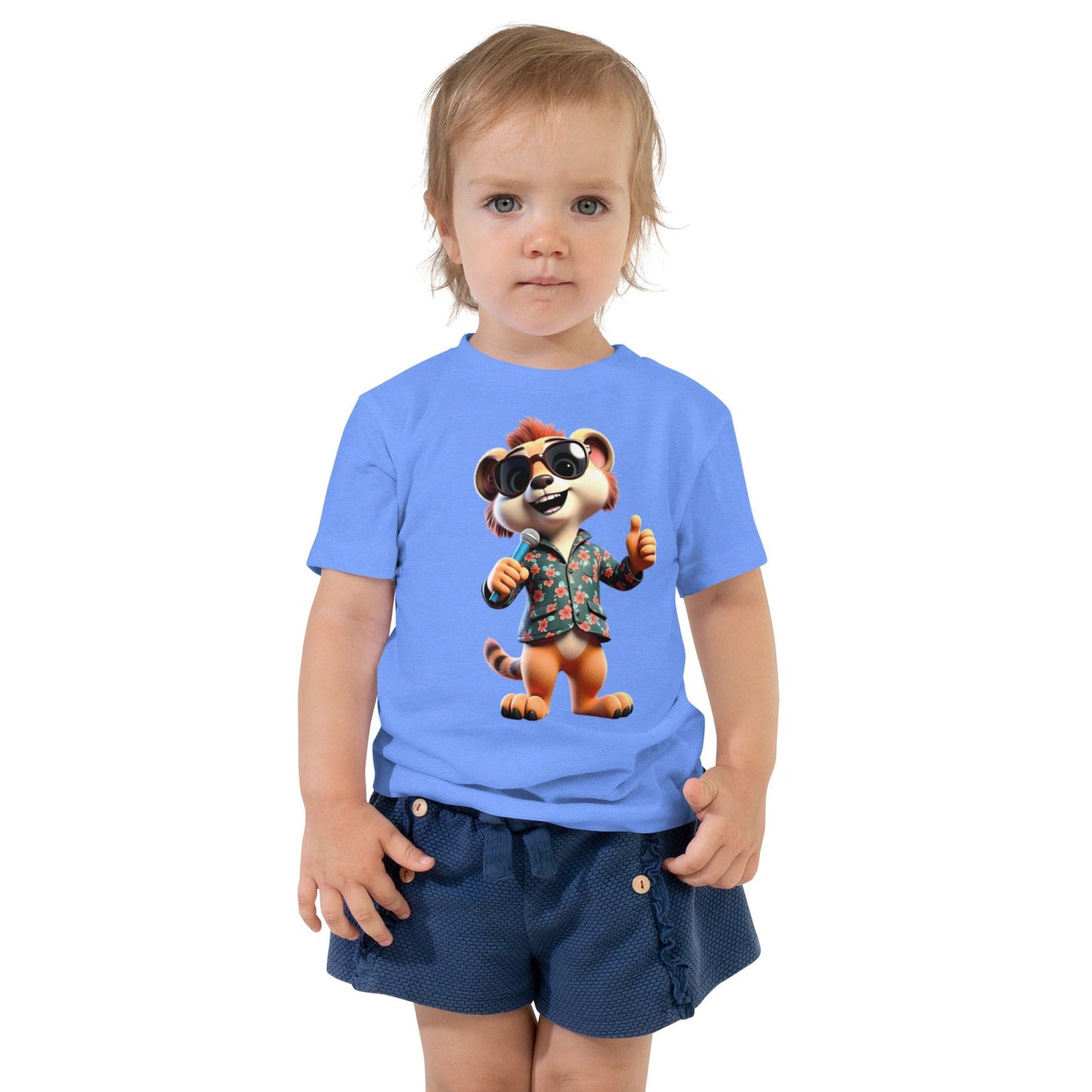 Cool Meerkat Singer Toddler T-Shirt – Funny Cartoon Animal Tee - Toddler T-Shirts | Ccanvas