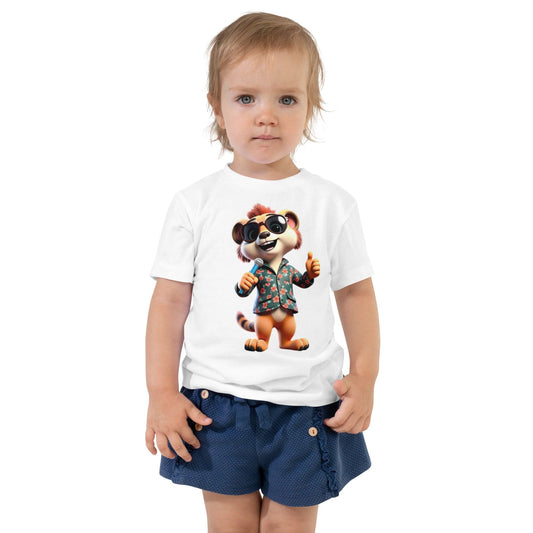 Cool Meerkat Singer Toddler T-Shirt – Funny Cartoon Animal Tee - Toddler T-Shirts | Ccanvas