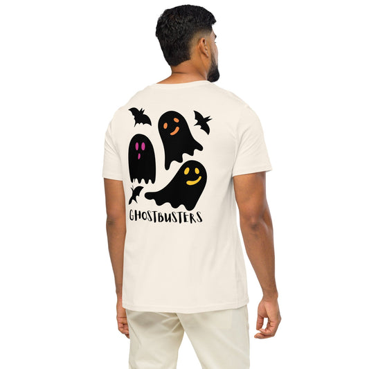 Ghostbusters Halloween T-Shirt – Funny Cartoon Ghost Print | ccanvas - Unisex Halloween T-Shirt | Ccanvas